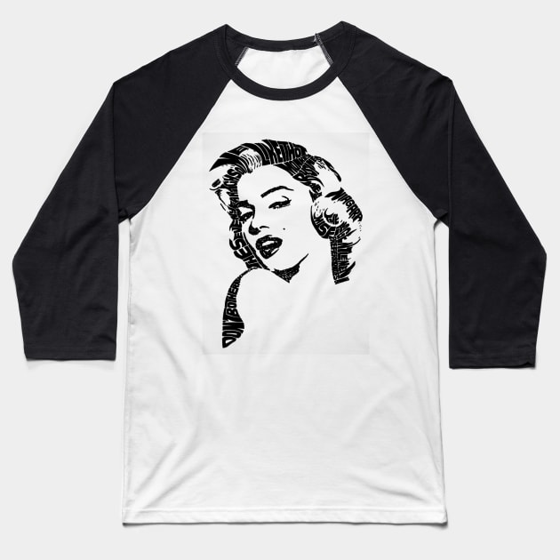 The monroe Baseball T-Shirt by Patternsoflynda